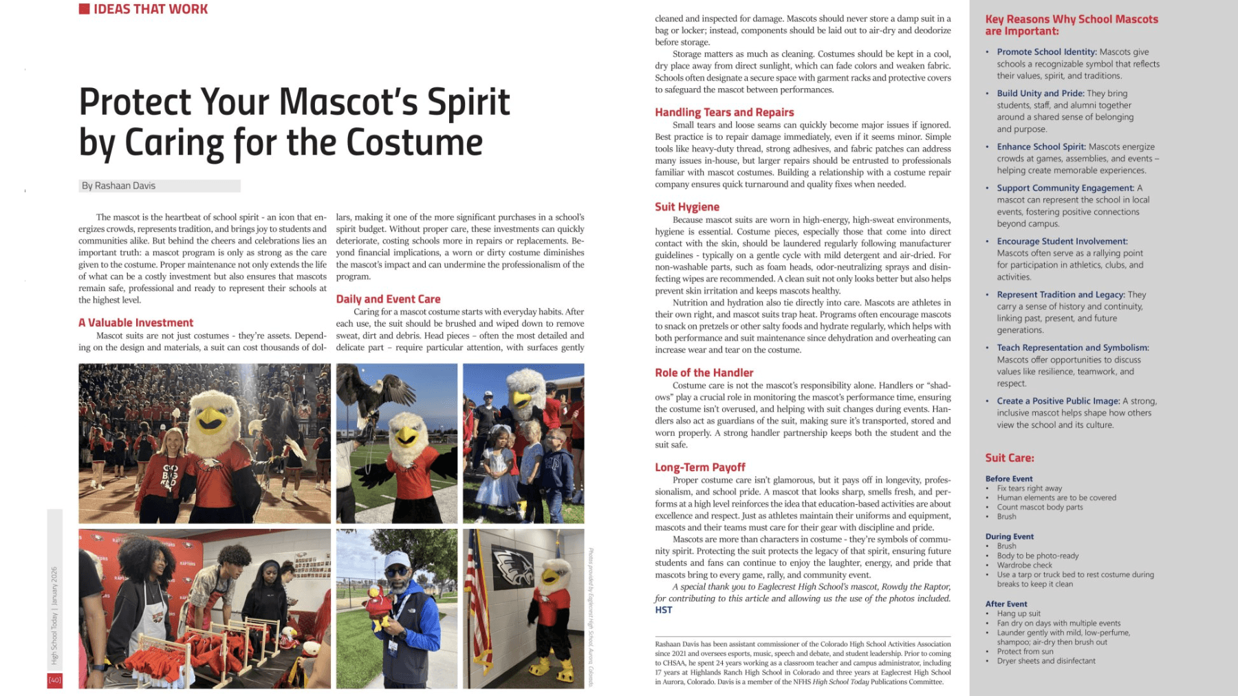 Mascot story - HST Today