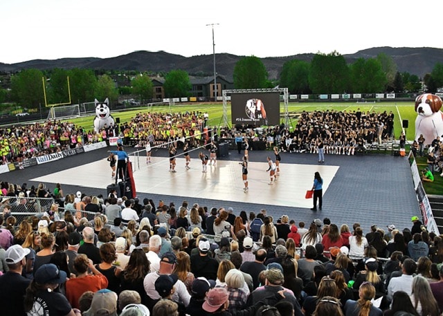 Battle Mountain and Vail Christian Play First Outdoor Volleyball Match In State History
