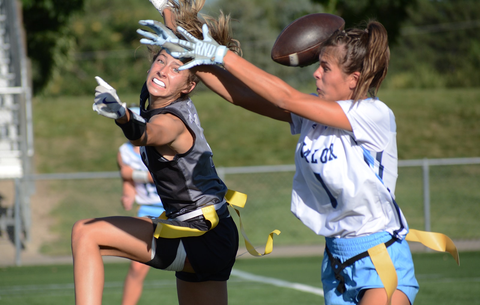 Arvada West flag football rallies late versus Valor Christian at Trailblazer Stadium