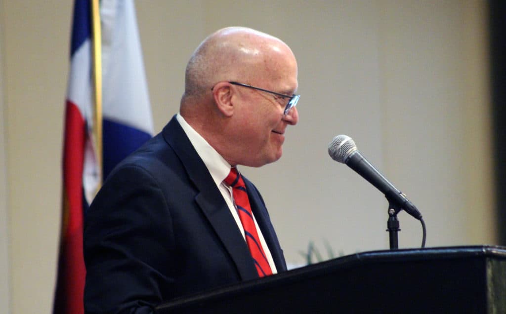 Outgoing commissioner Paul Angelico bids Legislative Council farewell