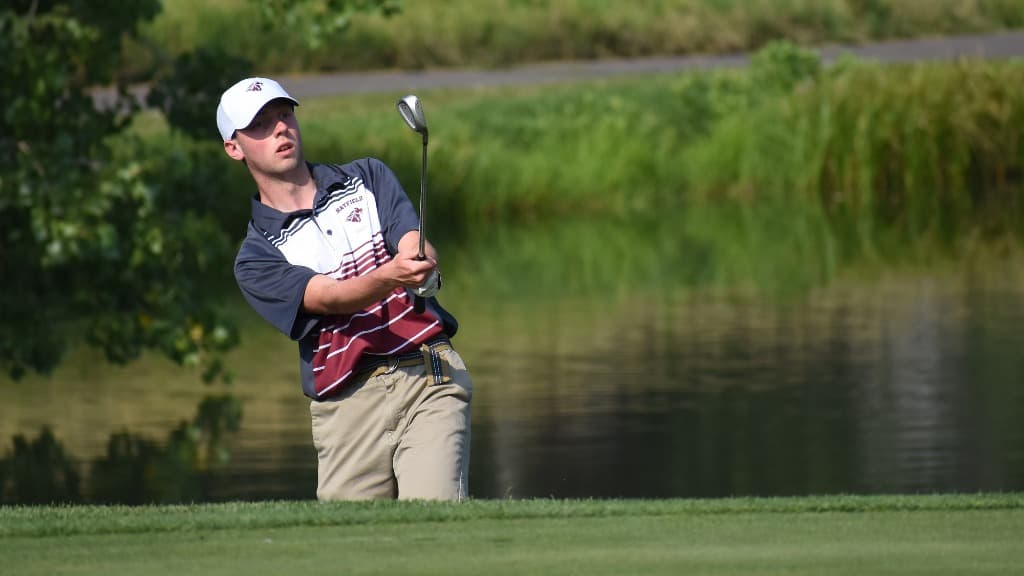 Chatfield senior Zach Lewis played in his first varsity Class 5A Jeffco League boys golf tournament Wednesday at Applewood Golf Course.