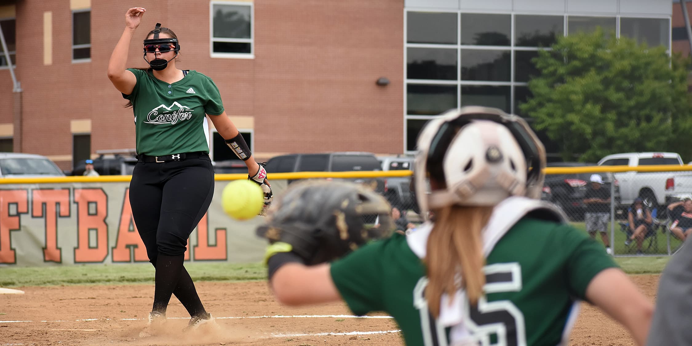 Conifer senior pitcher Cheyenne Prieto had nine strikeout against Lakewood.