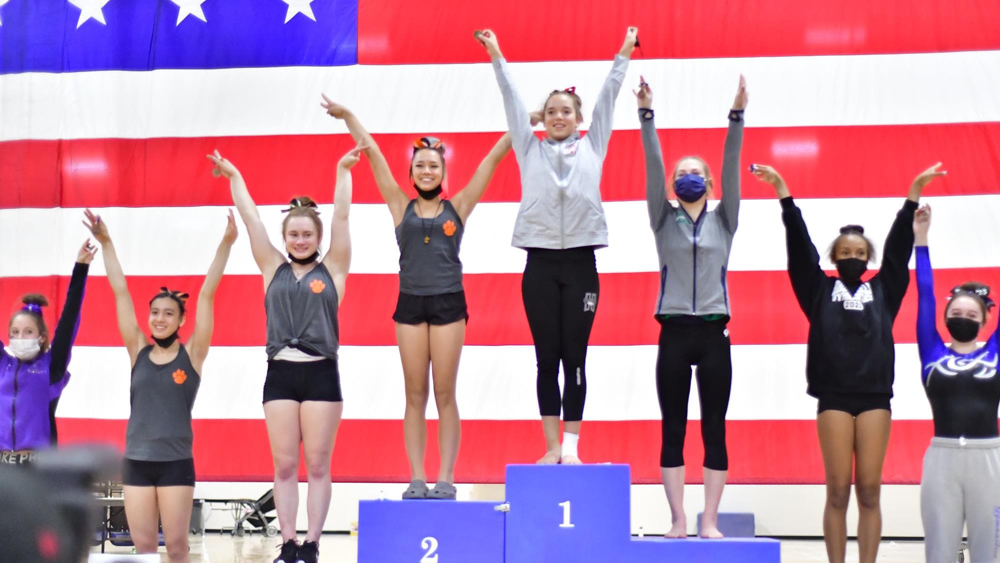 5A floor medalists
