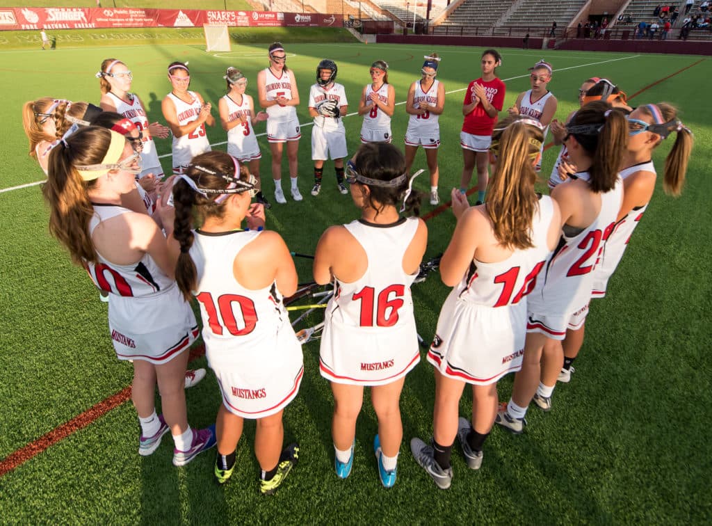 Colorado Academy girls lacrosse team
