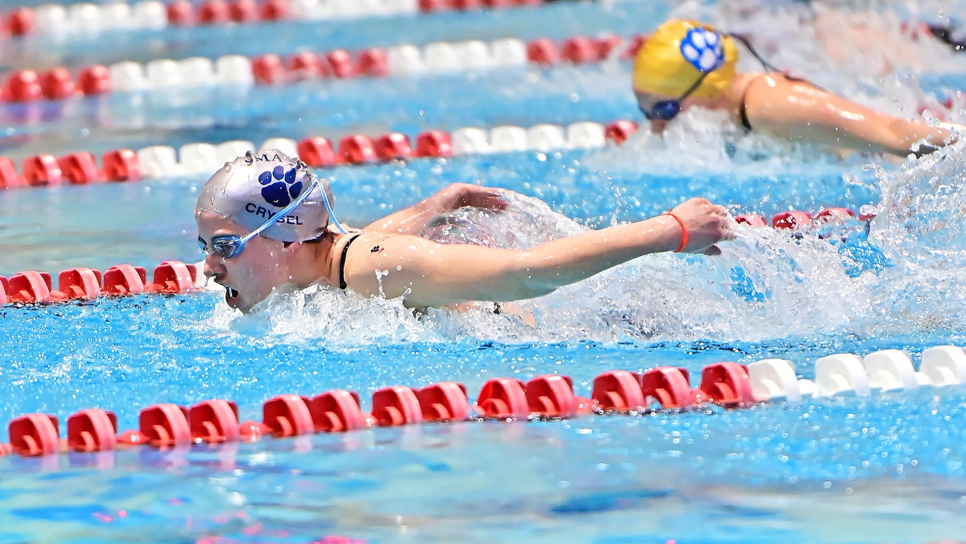 3A girls swimming: St. Mary’s Academy’s Crysel sets 3A record in the 200 IM