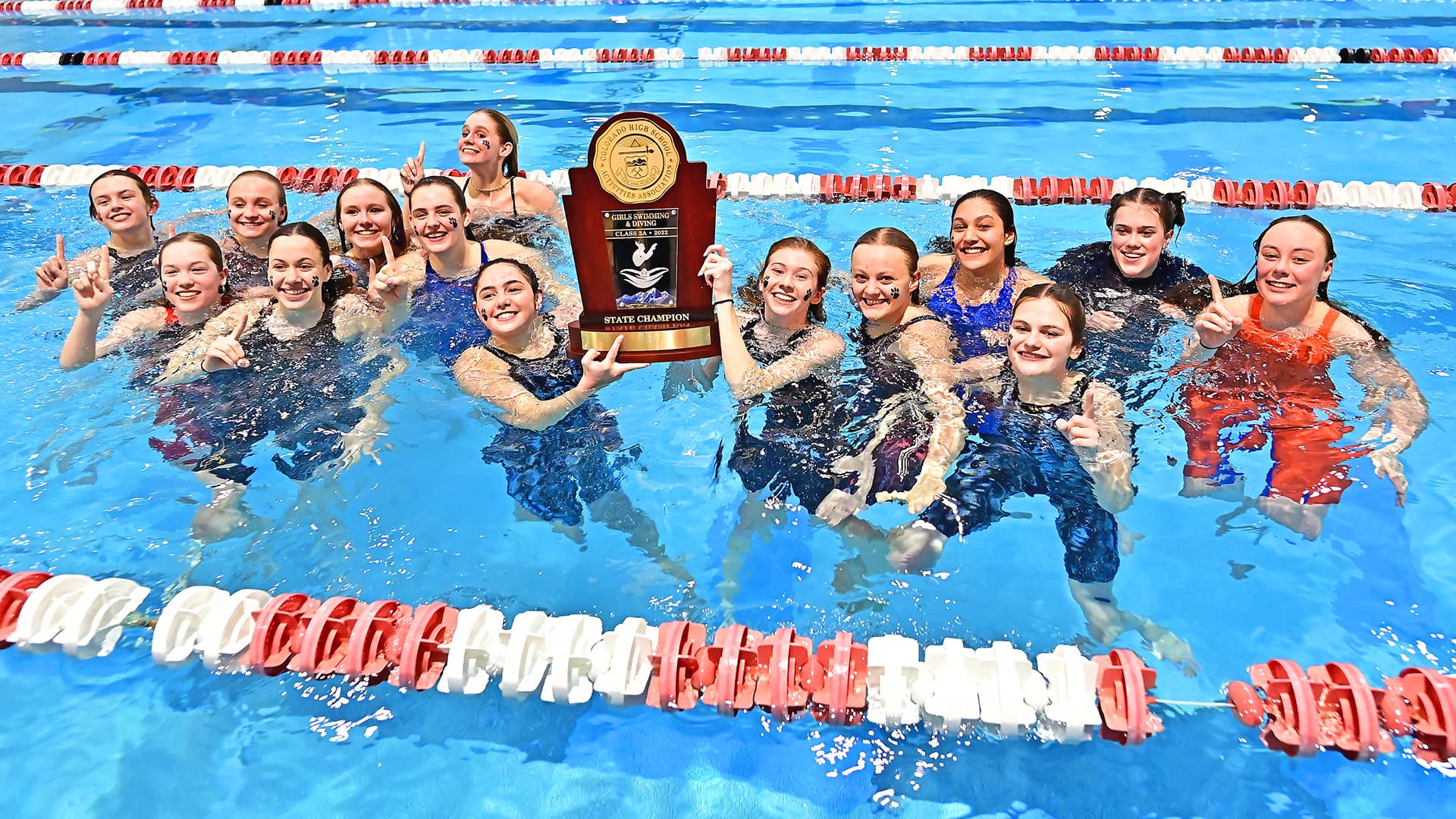 3A girls swimming: Evergreen’s talented depth claims 4-peat