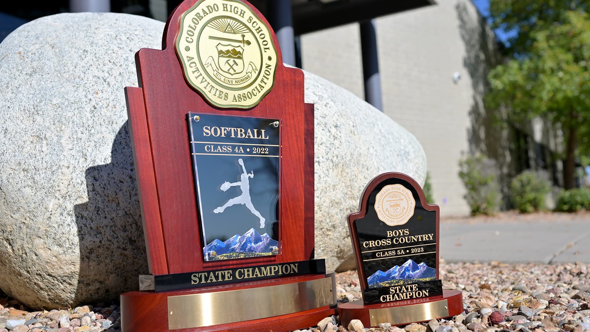 CHSAA mini trophy