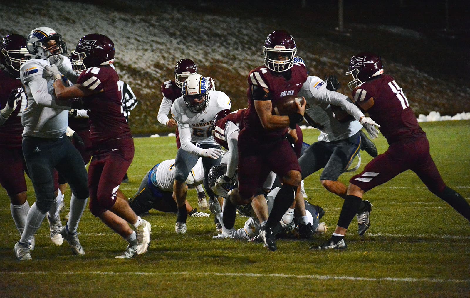 Football: Rampart vs Golden
