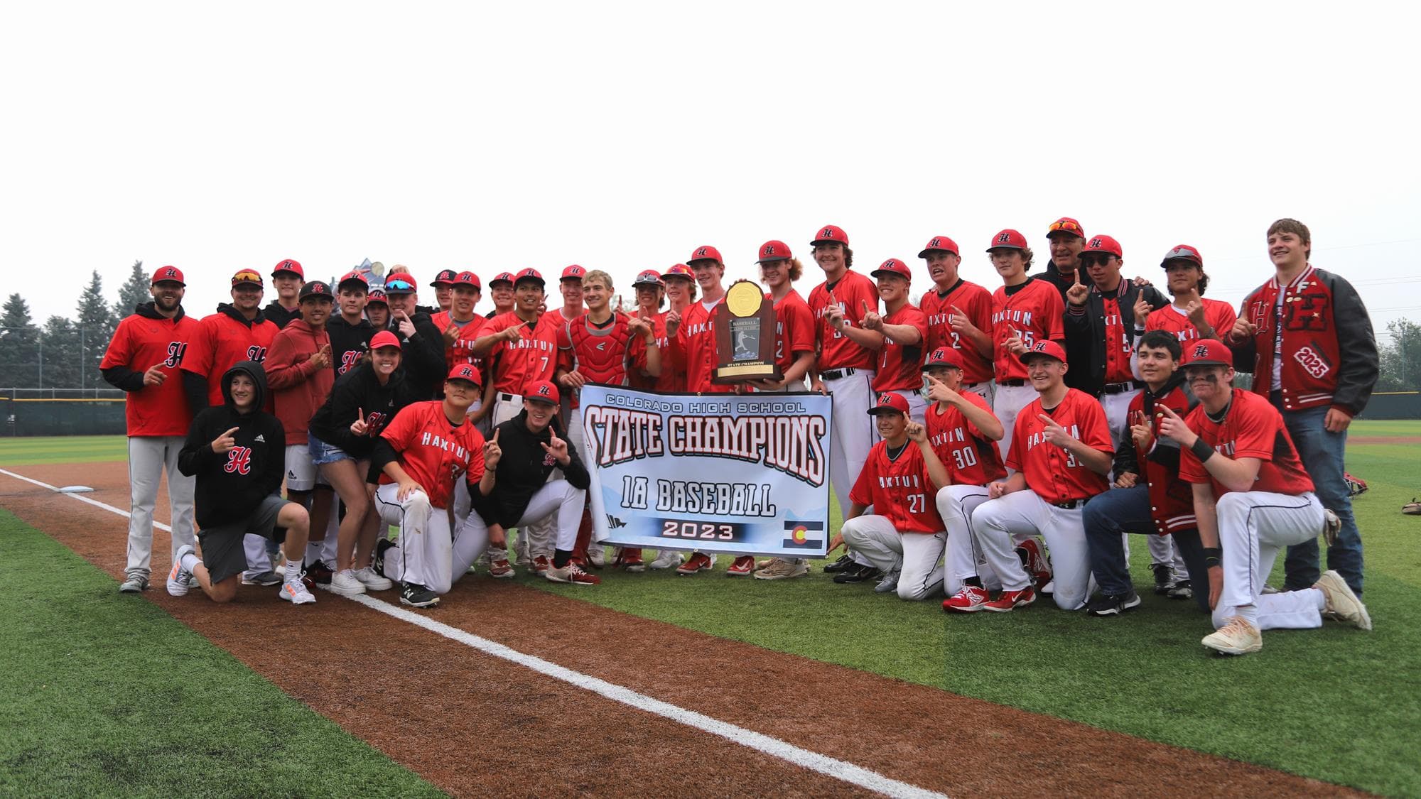 Haxtun 2023 1A baseball champions
