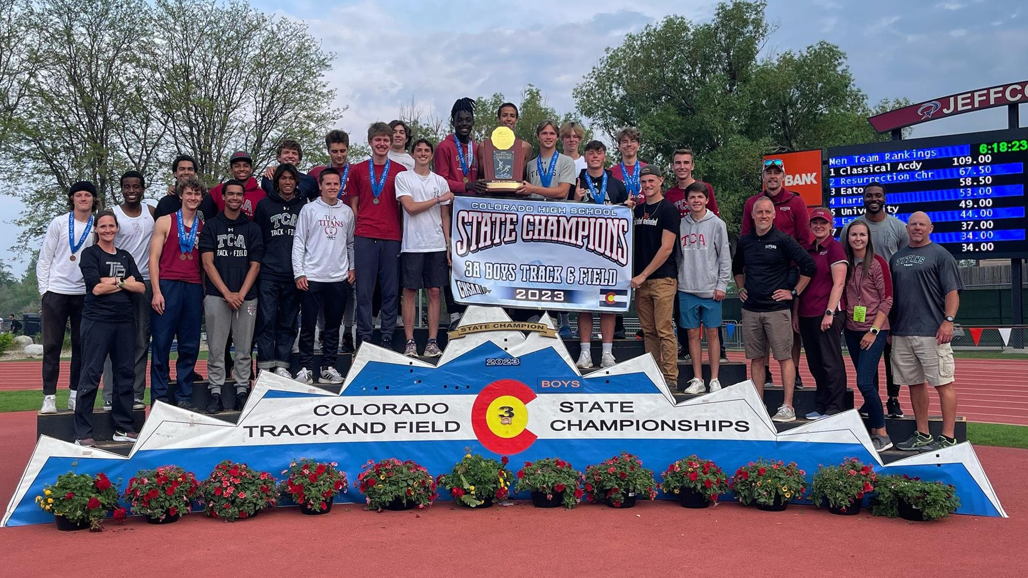 TCA boys TF champs 2023