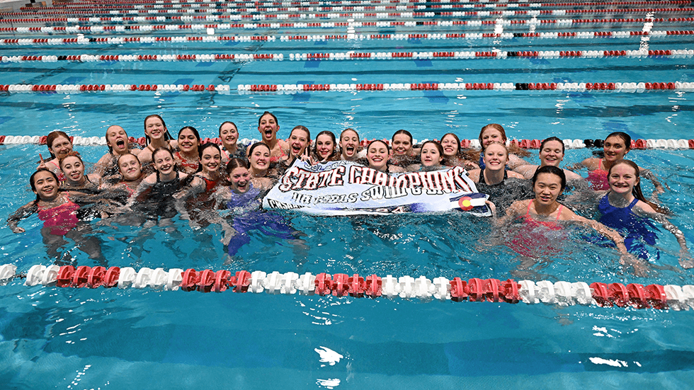 Pine Creek 2024 Girls Swimming State Champions