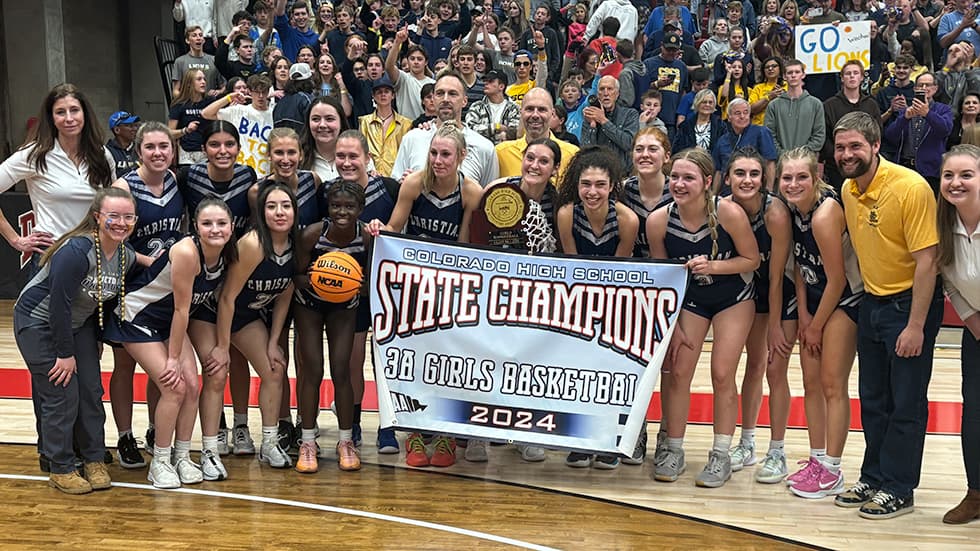 2024 3A Girls Basketball State Champions Colorado Springs Christian