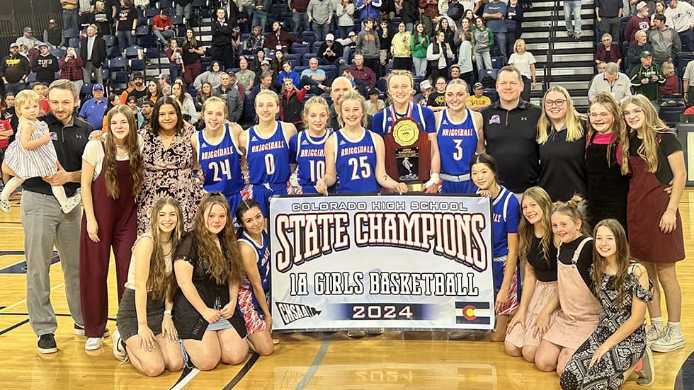 1A Girls Basketball Champions - Briggsdale