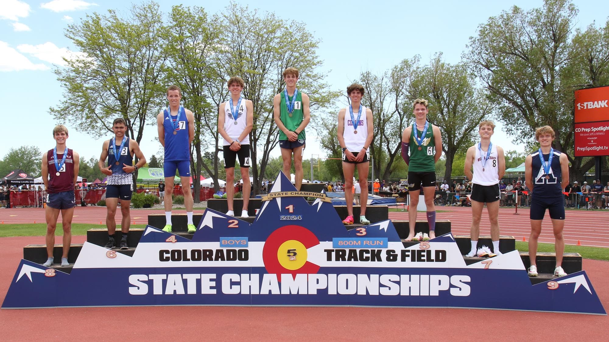 5A Boys 800m State Championships
