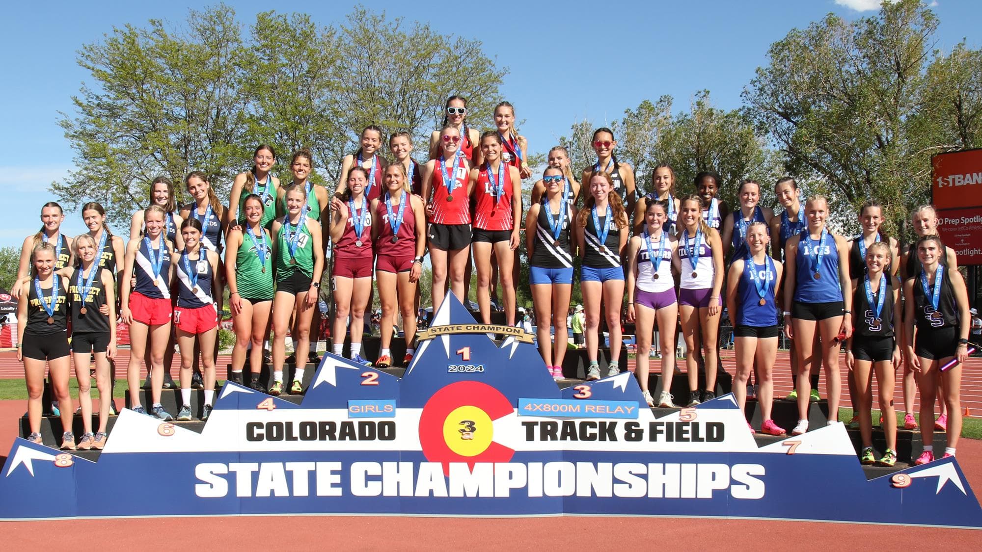 3A Girls 4x800m Relay State Championships