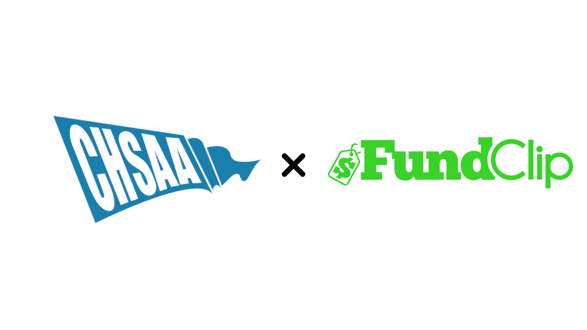 Graphic with logos of CHSAA and FundClip