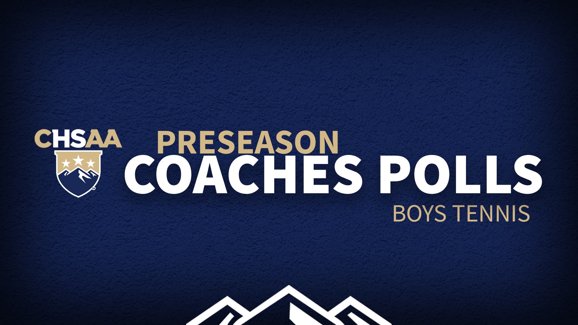 Preseason Poll - Boys Tennis
