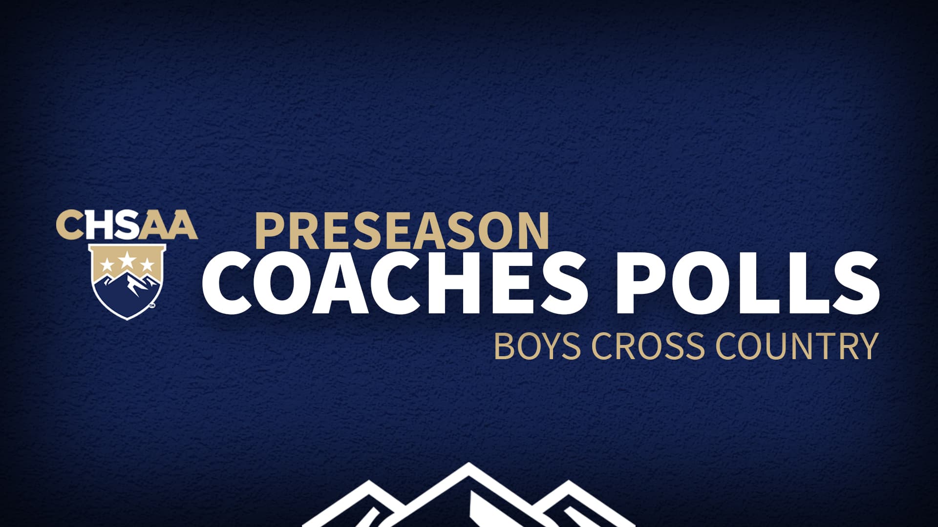 Preseason Poll - Boys Cross Country