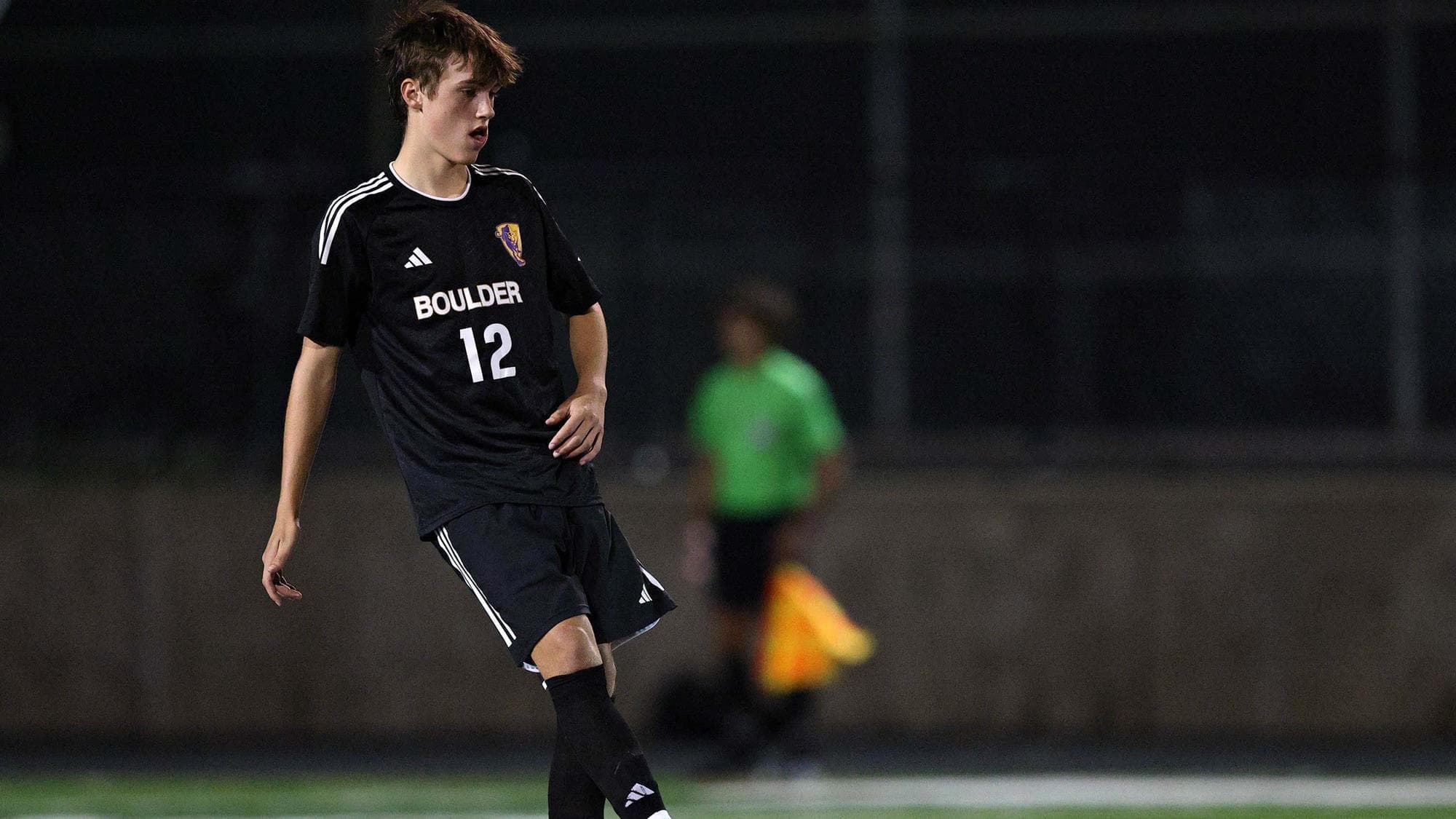 Mikel Mackey of Boulder playing soccer