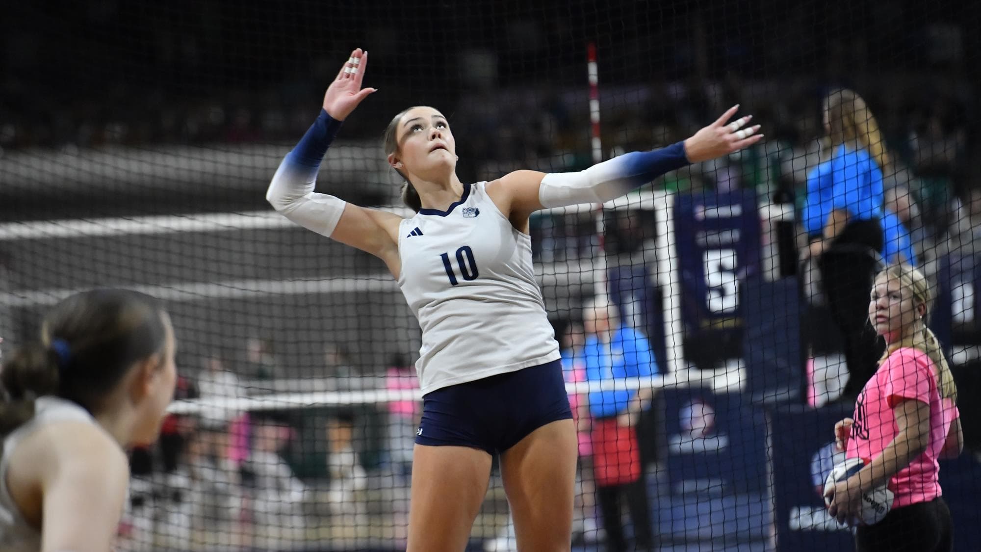 University volleyball player