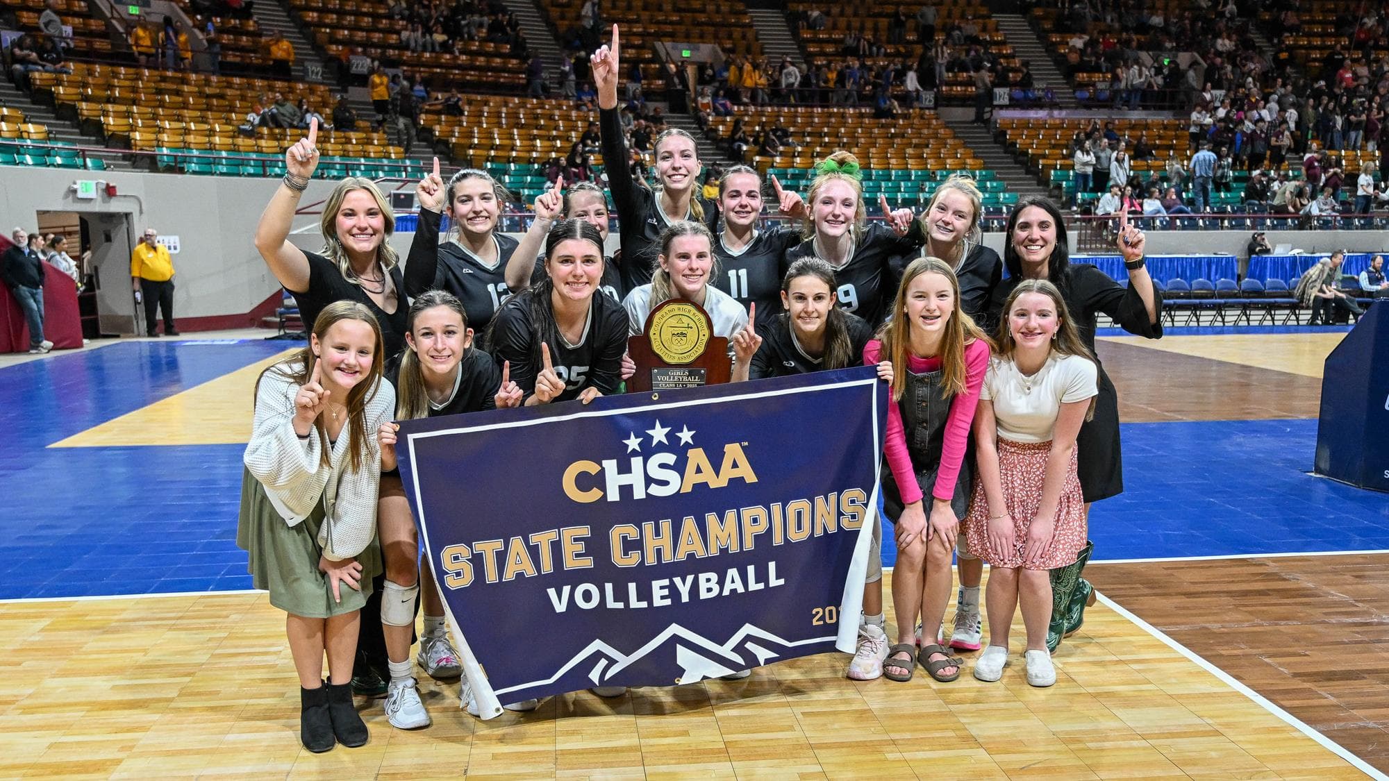 1A Girls Volleyball - Fleming