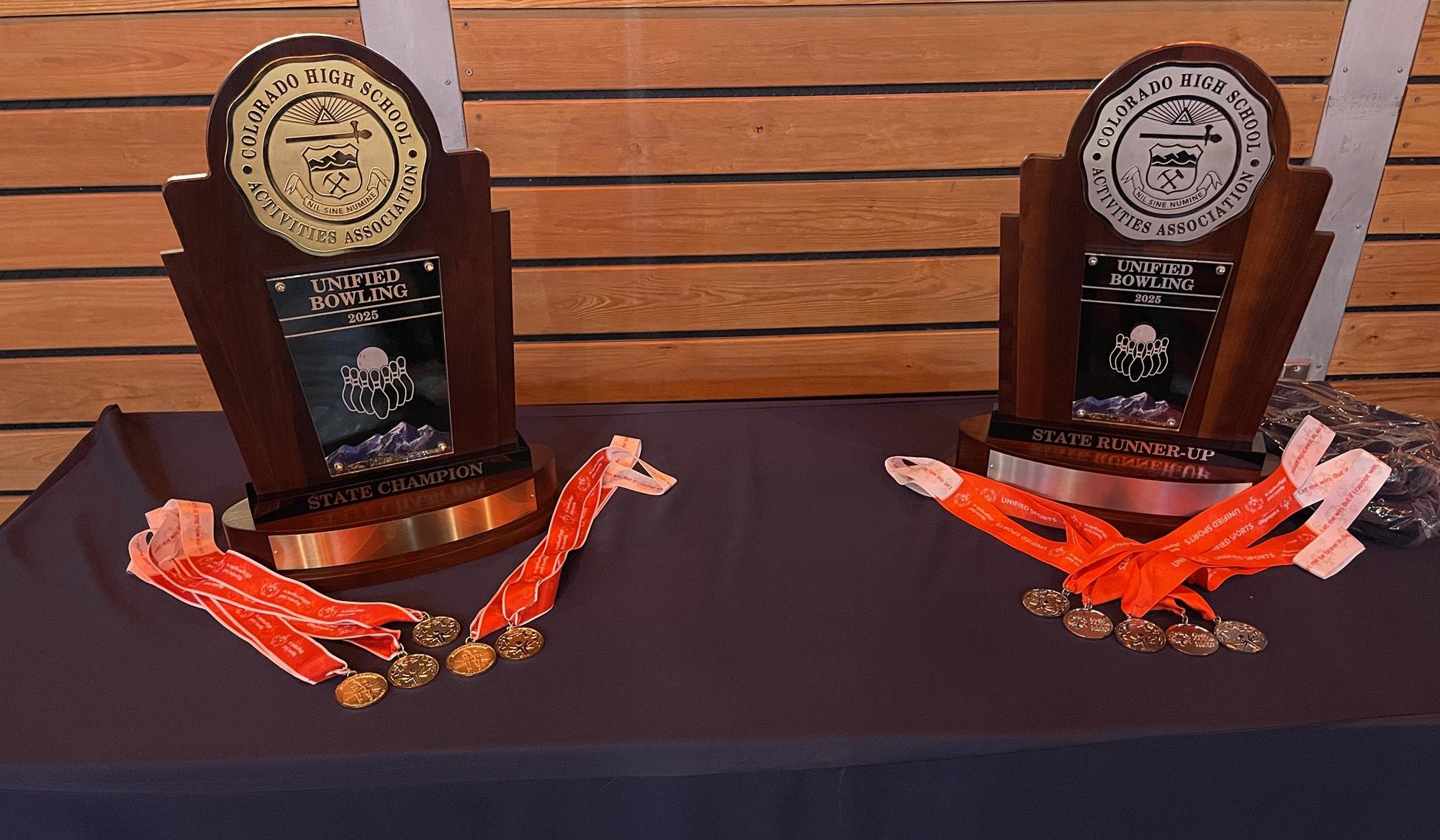 Unified Bowling Trophies for the 2025 State Championships