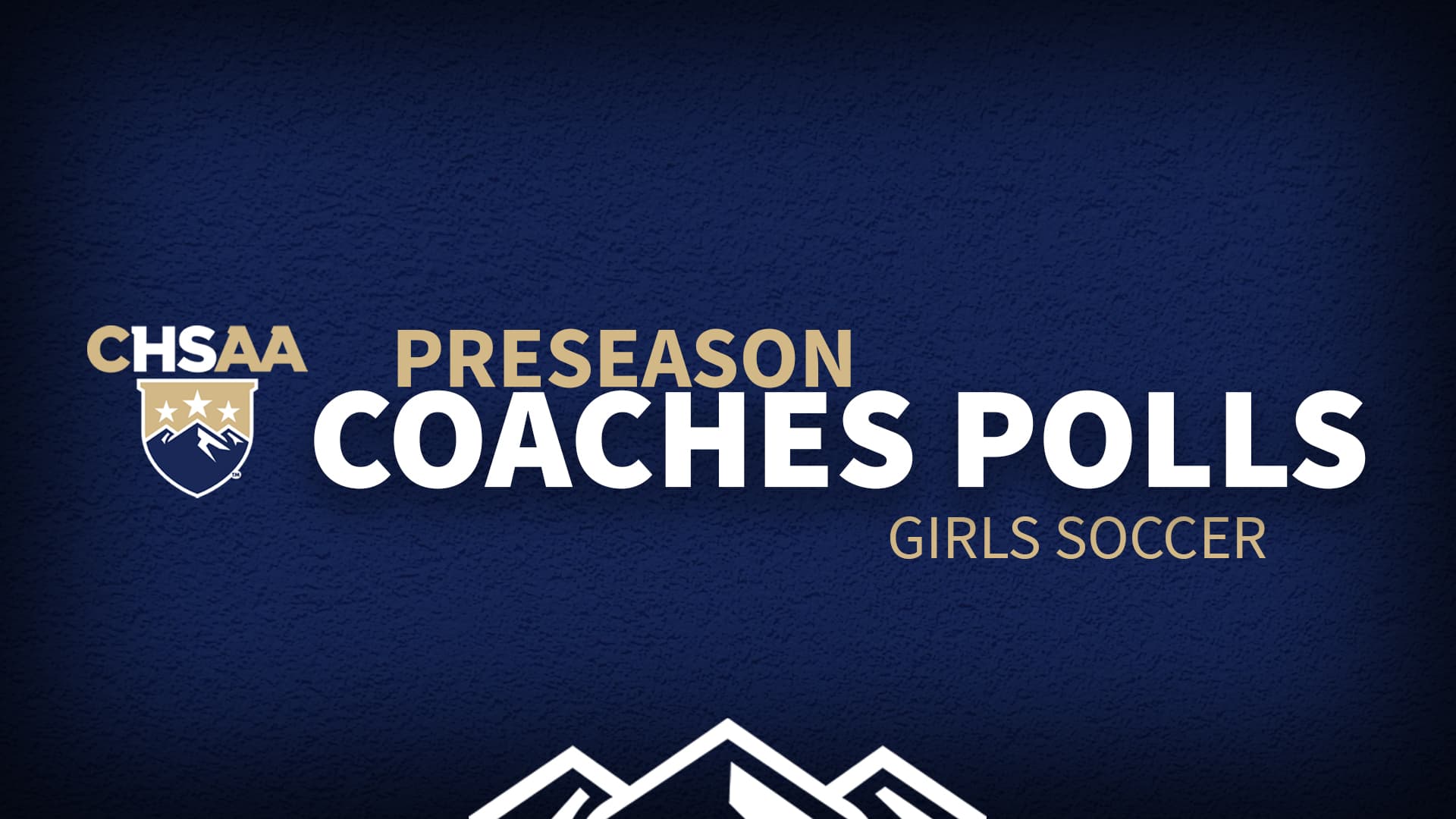 Preseason Coaches Poll - Girls Soccer