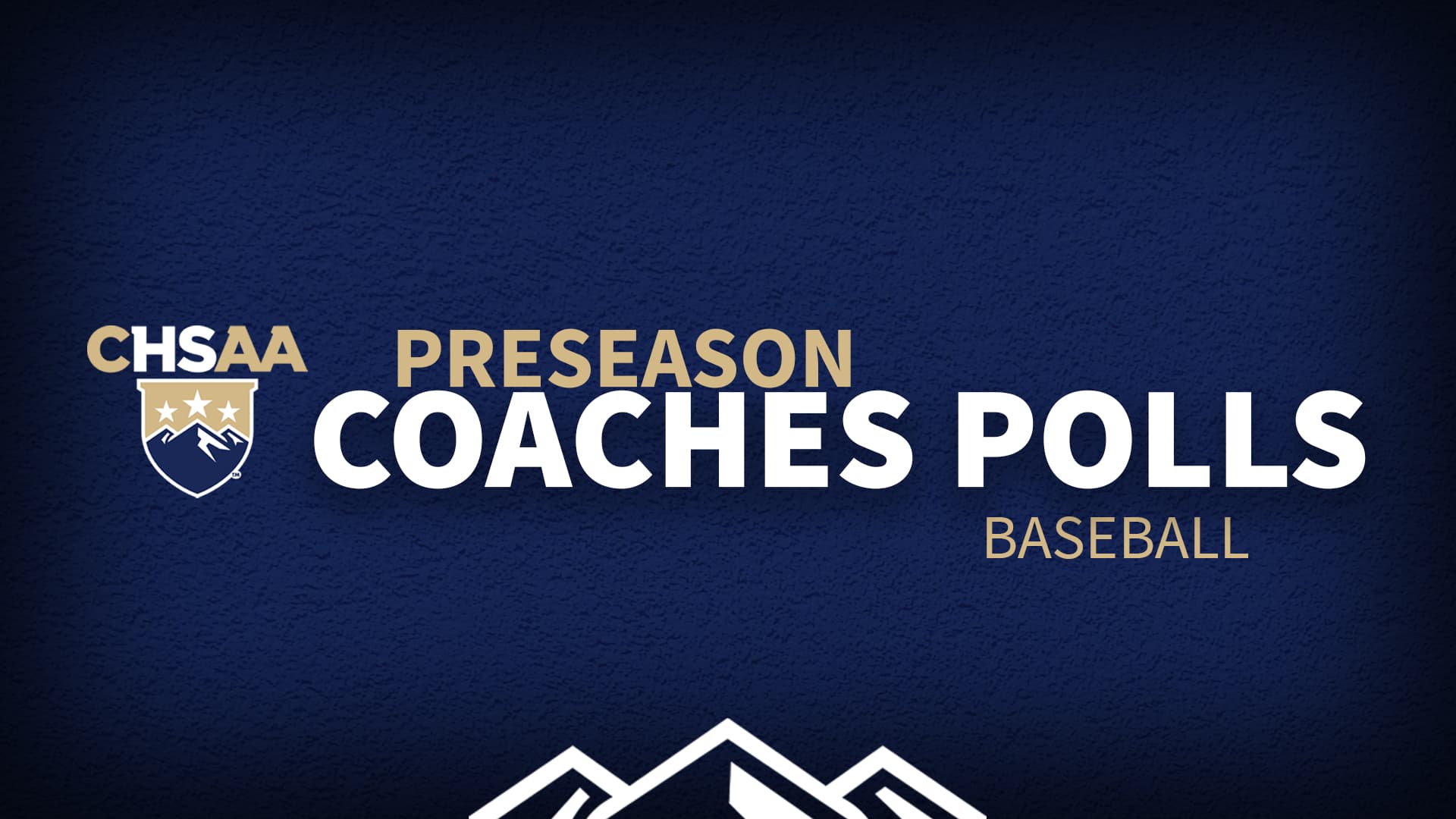 Preseason Coaches Poll - Baseball