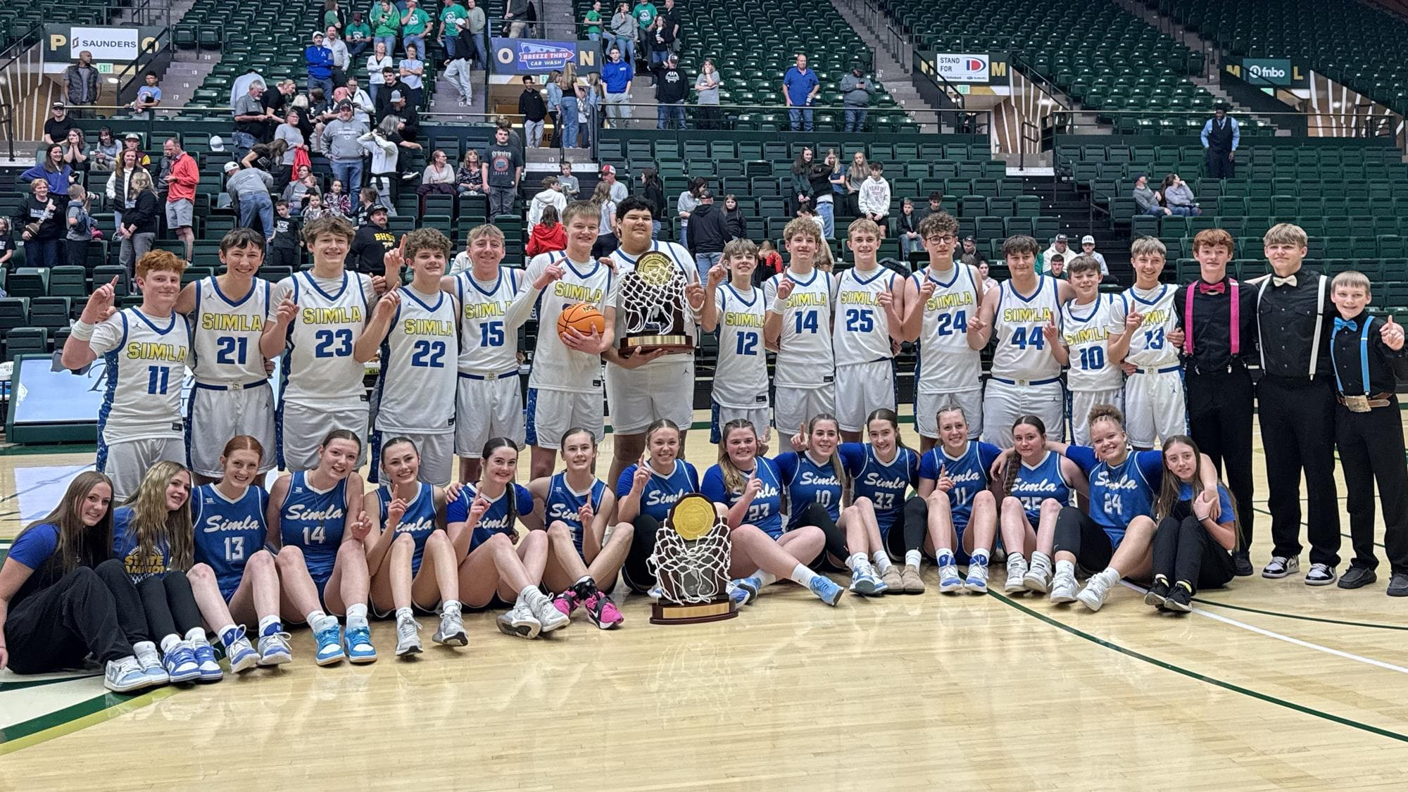 Simla Boys and Girls Basketball Champions