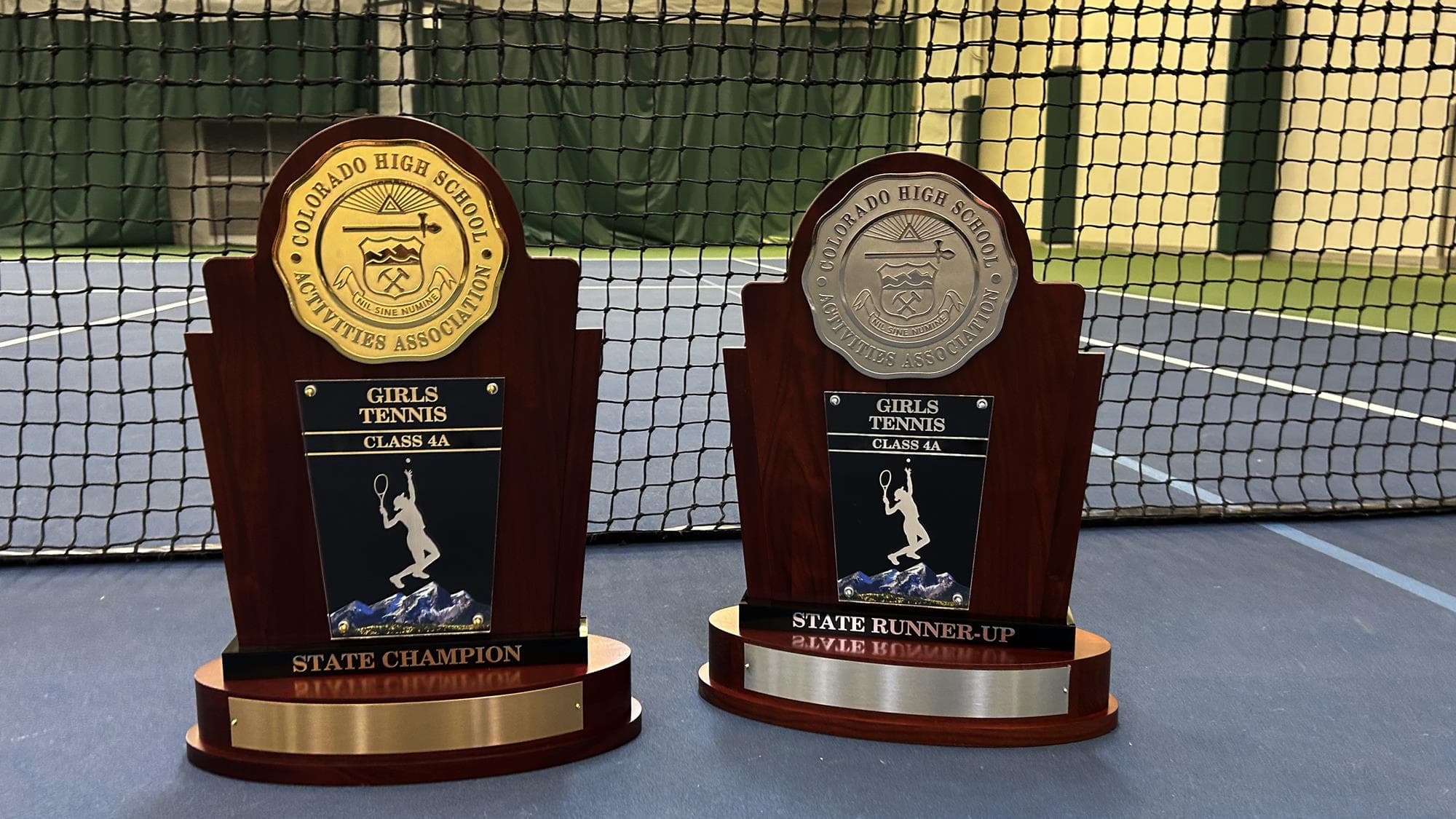 Girls Tennis Trophies at Denver Tennis Park