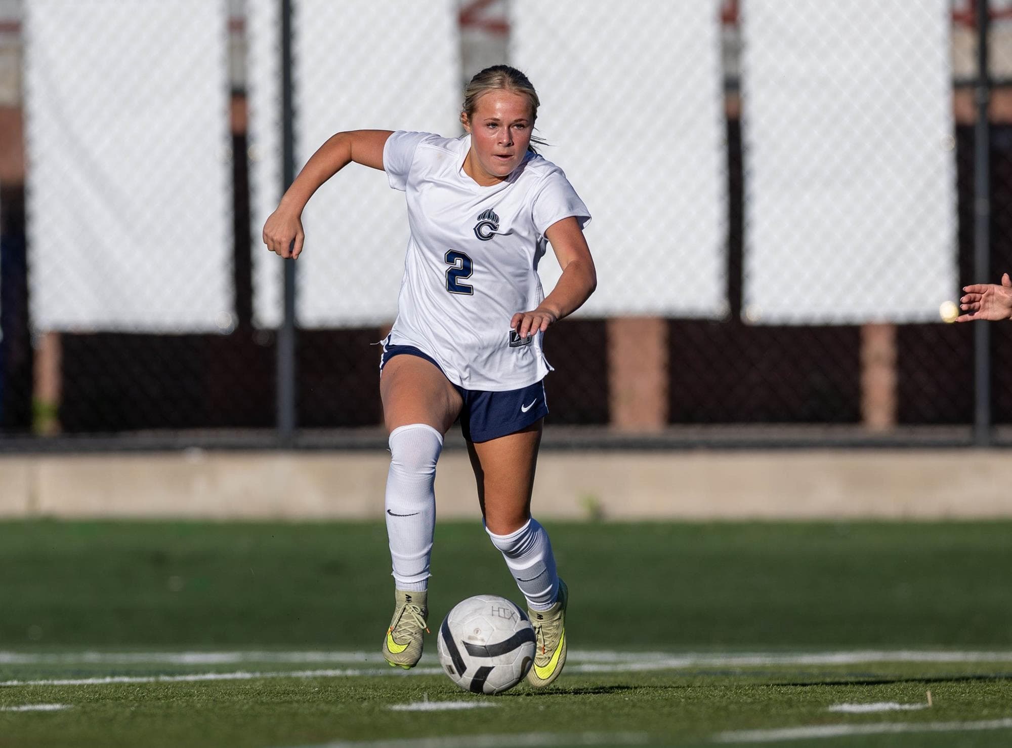 Chaparral's Isabelle Schroder playing soccer