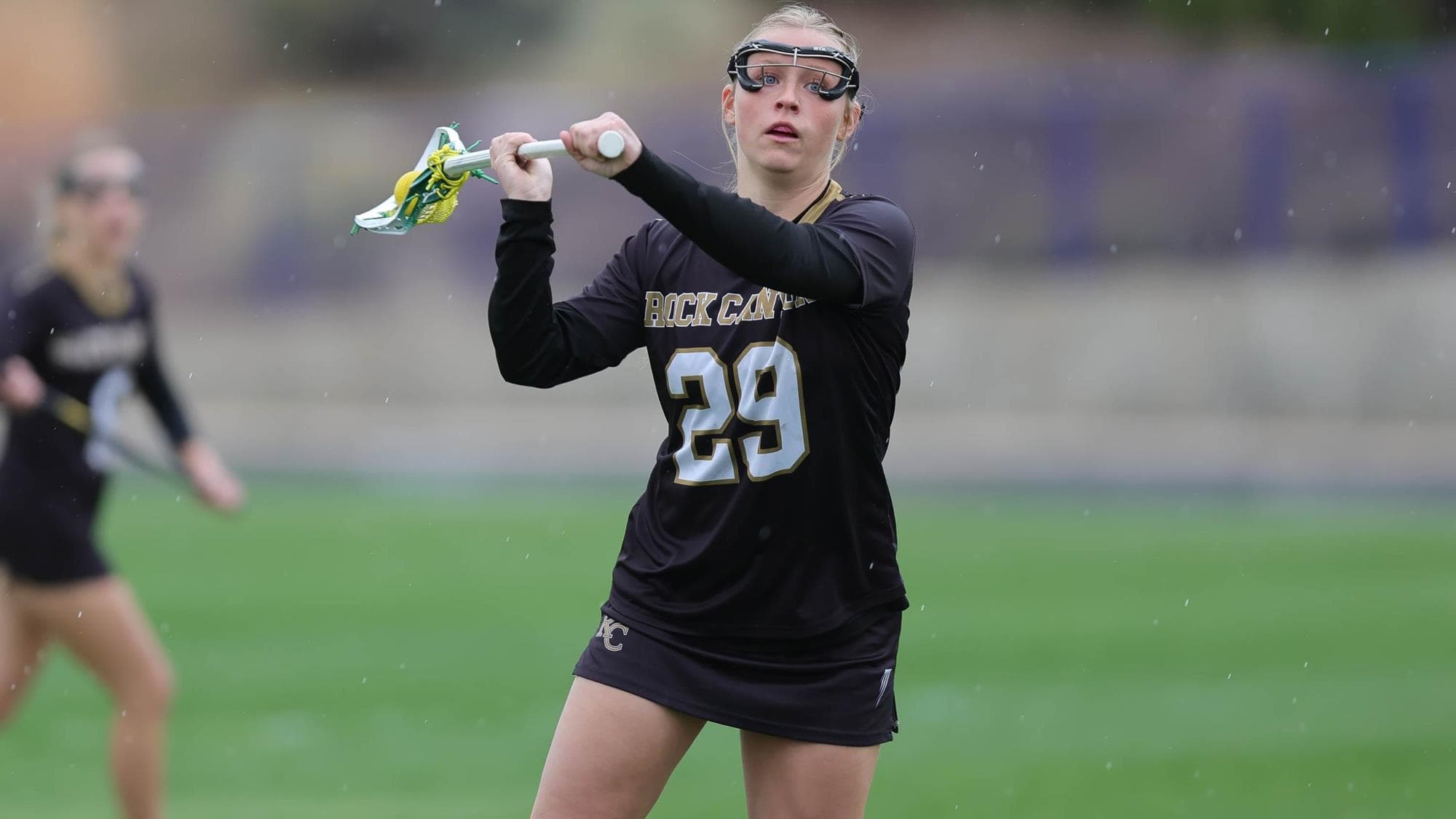 Kole Thompson of Rock Canyon playing lacrosse