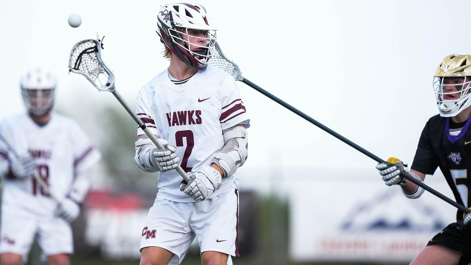 Weber Rowell of Cheyenne Mountain playing lacrosse