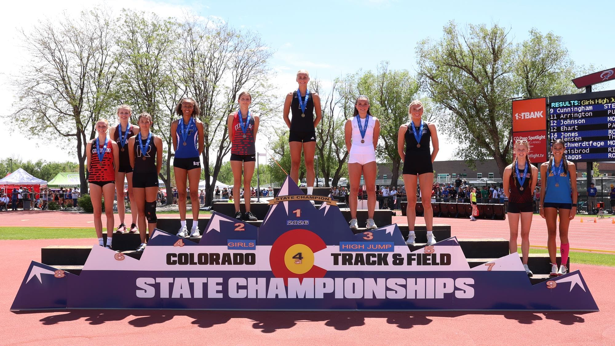 4A Girls High Jump