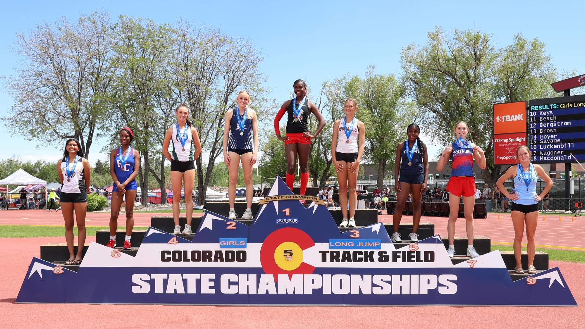 5A Girls Track and Field - Long Jump
