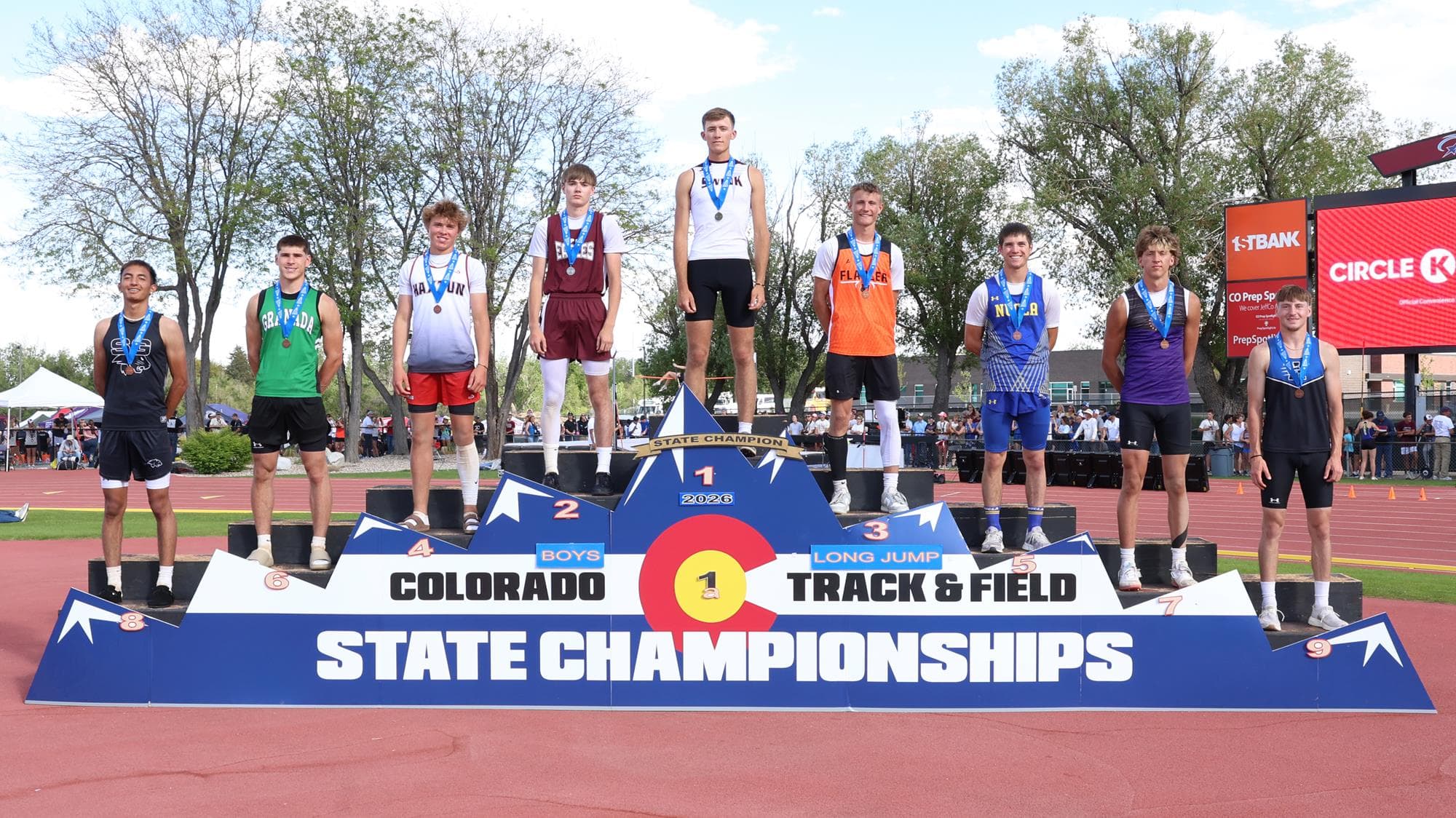 1A Boys Track - Long Jump