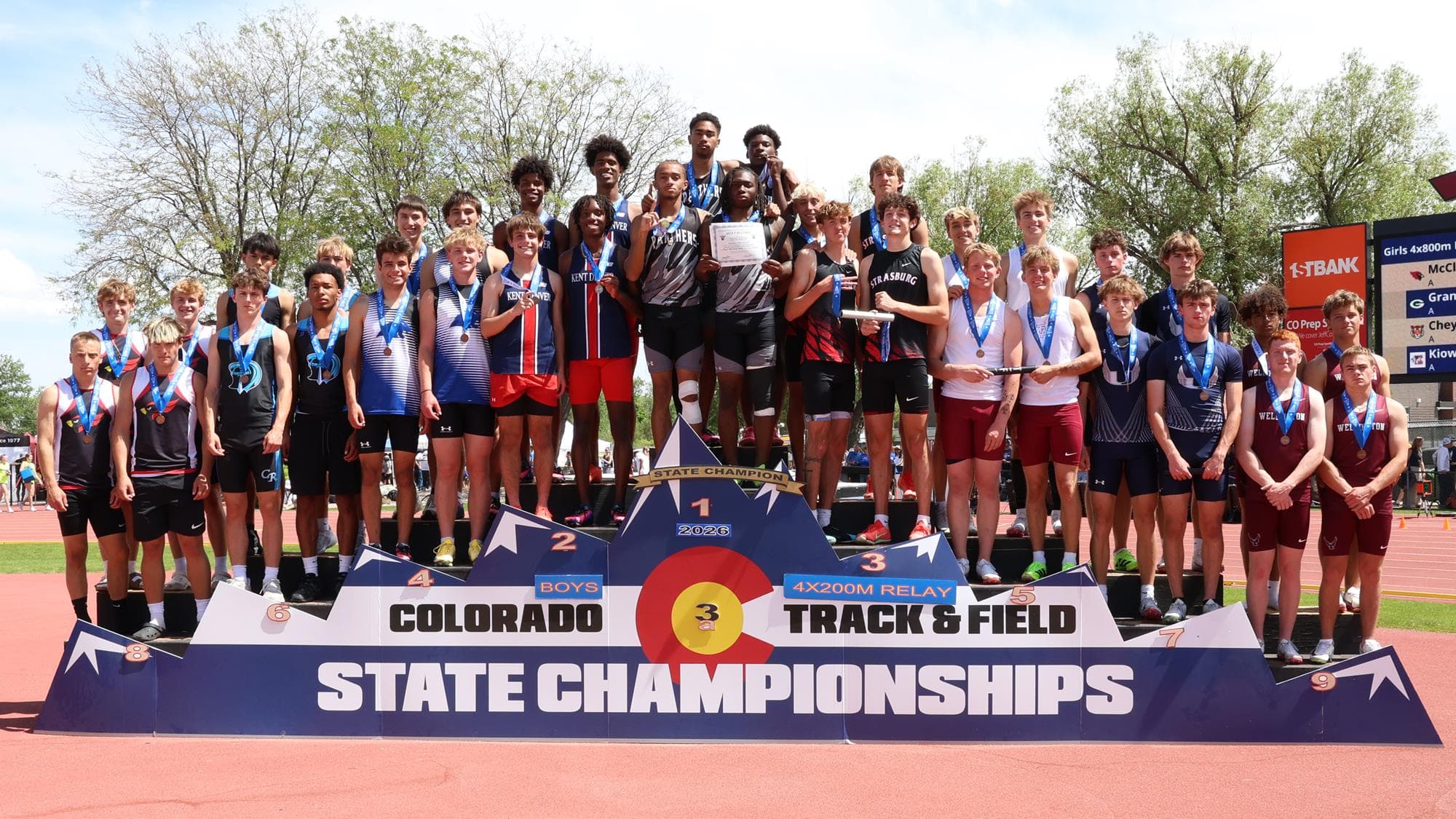 3A Boys Track - 4x200