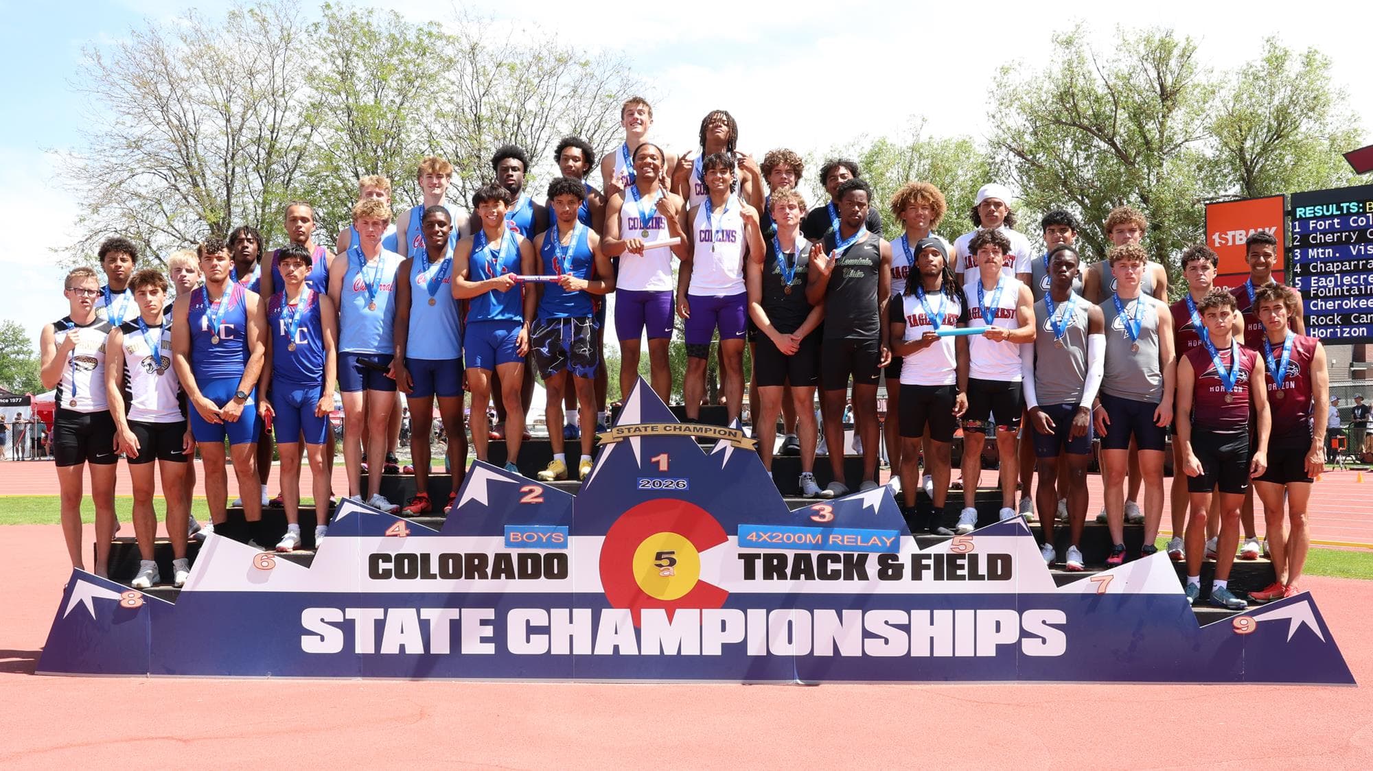 5A Boys Track - 4x200