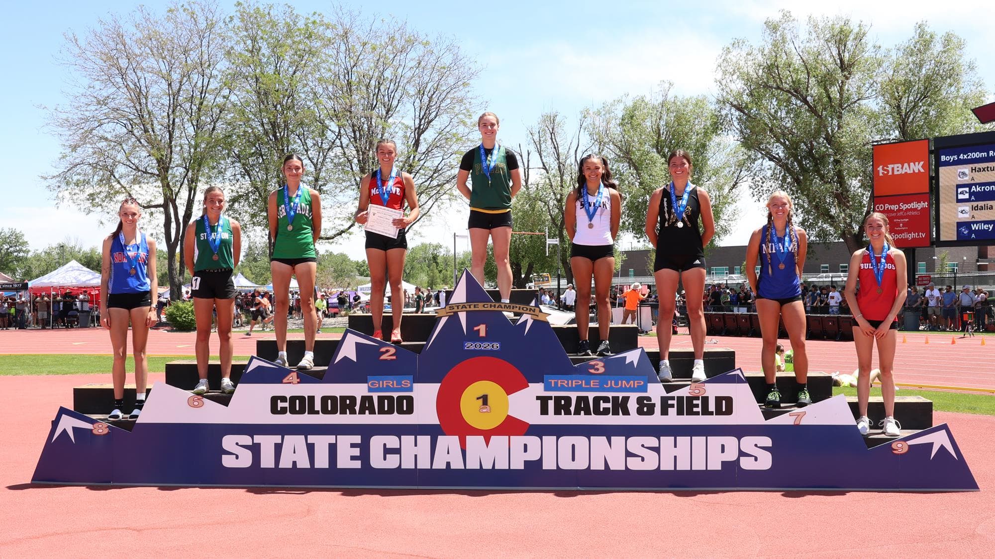 1A Girls Track - Triple Jump
