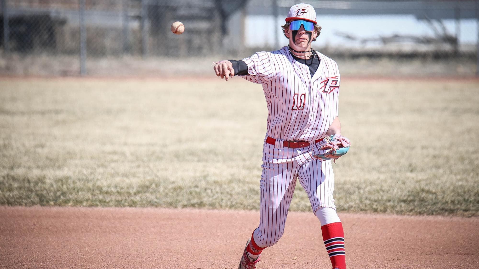 Bryce Love of Peyton throwing a baseball