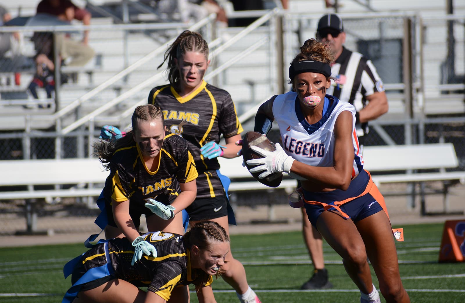 Legend flag football blitzes Green Mountain in season opener