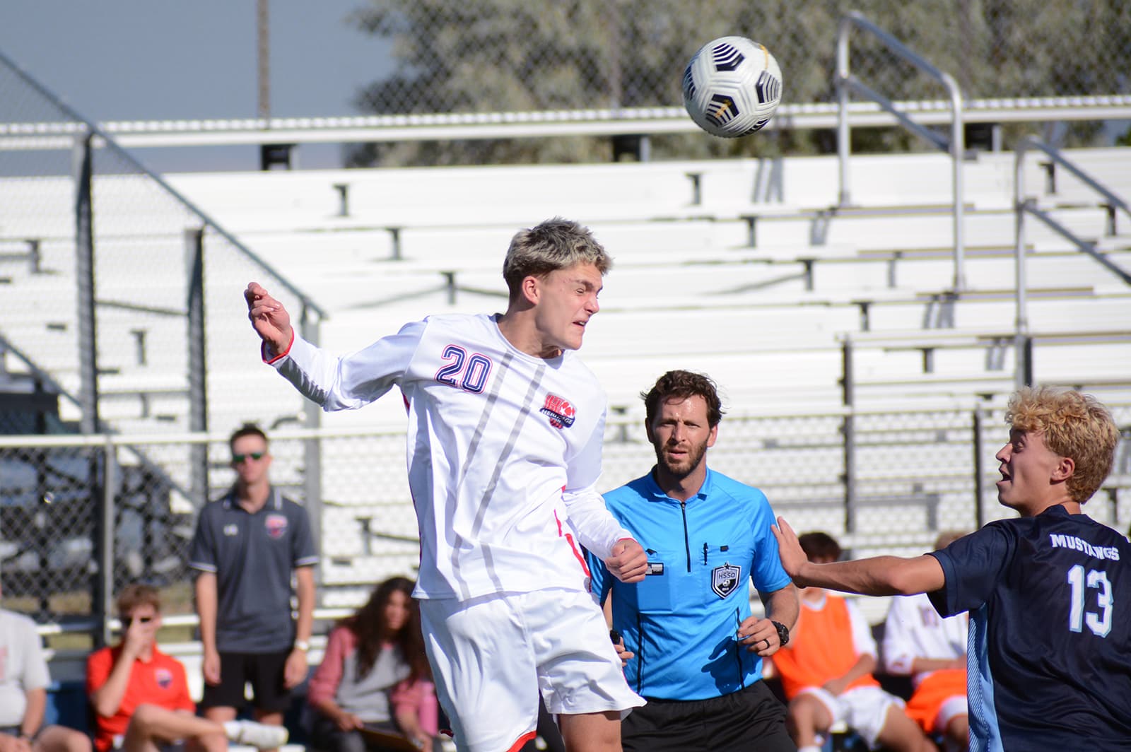 Heritage boys soccer upsets No. 1 Ralston Valley at NAAC